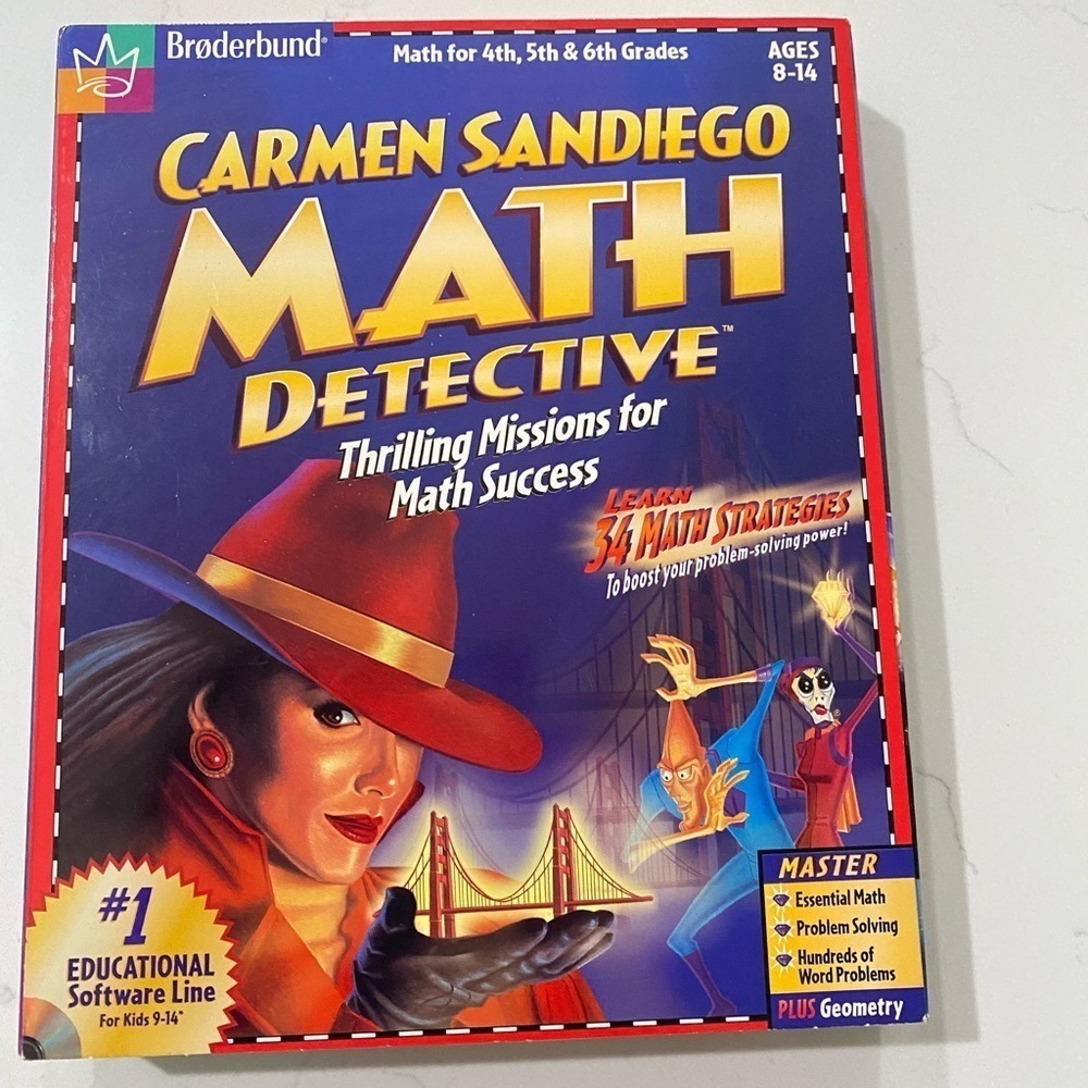 Carmen Sandiego Math Detective Educational Software